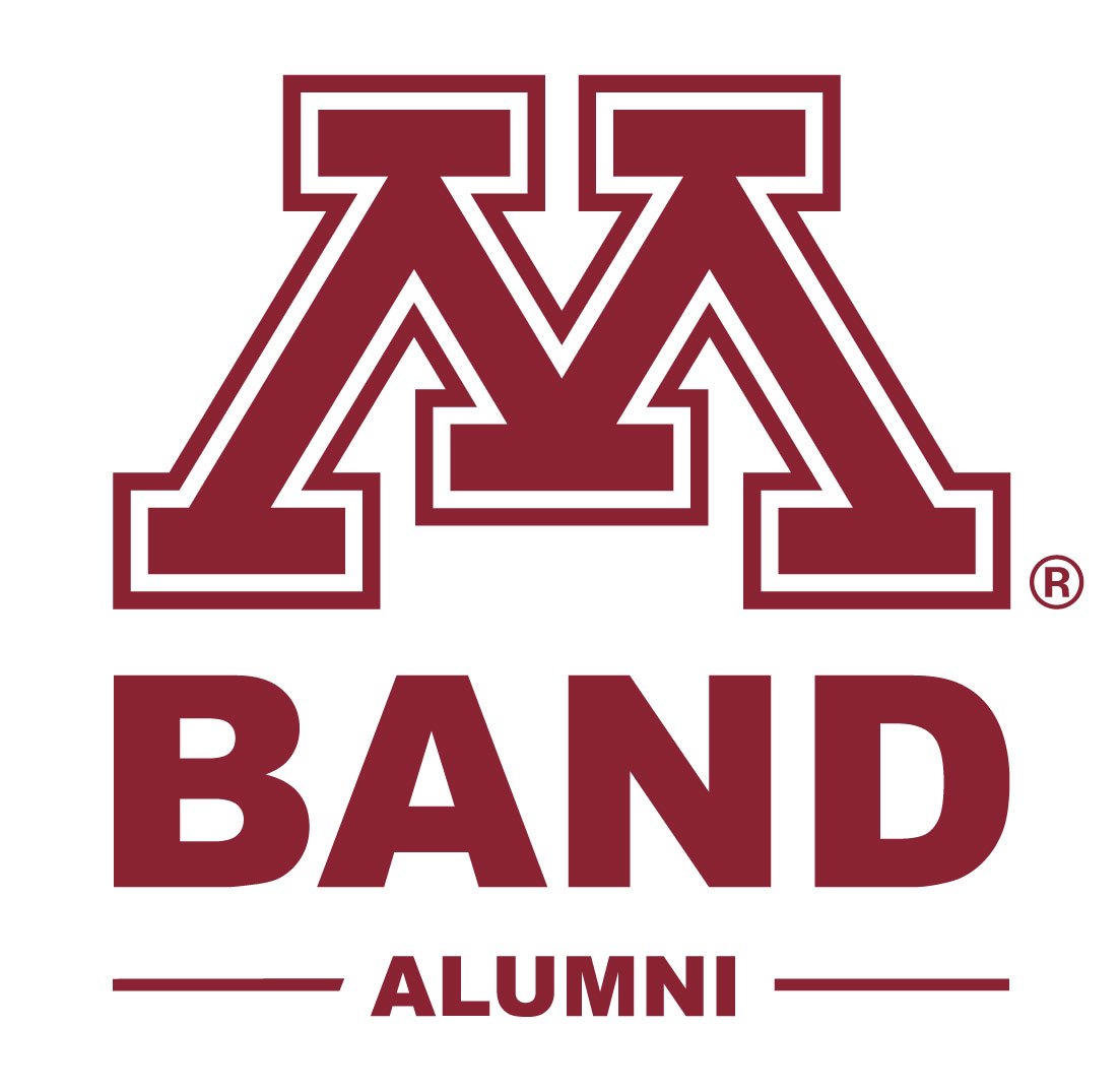 UNIVERSITY OF MINNESOTA BAND ALUMNI SOCIETY logo