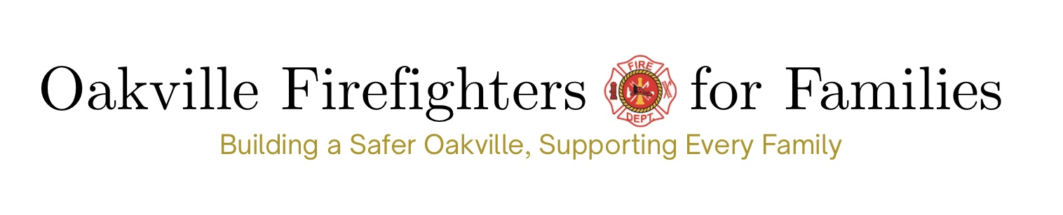 OAKVILLE FIREFIGHTERS FOR FAMILIES logo
