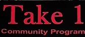 TAKE ONE COMMUNITY PROGRAM logo
