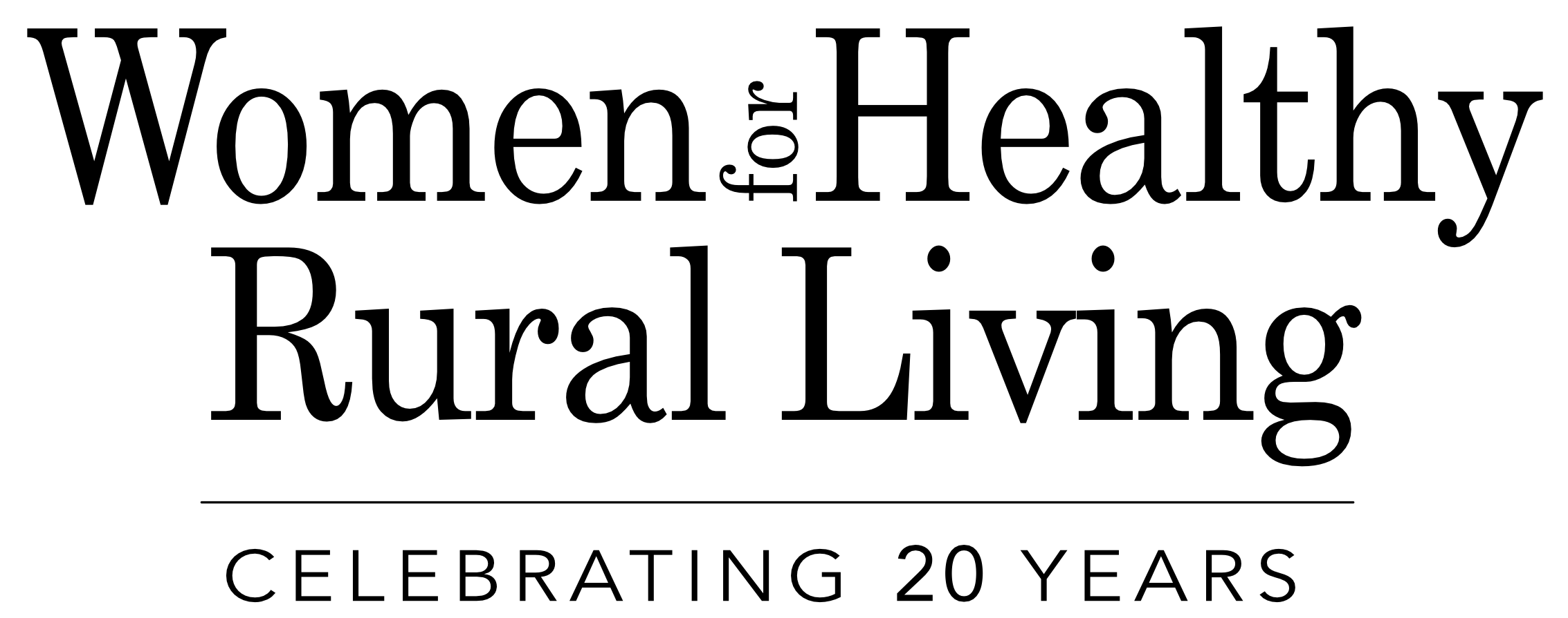 WOMEN FOR HEALTHY RURAL LIVING logo