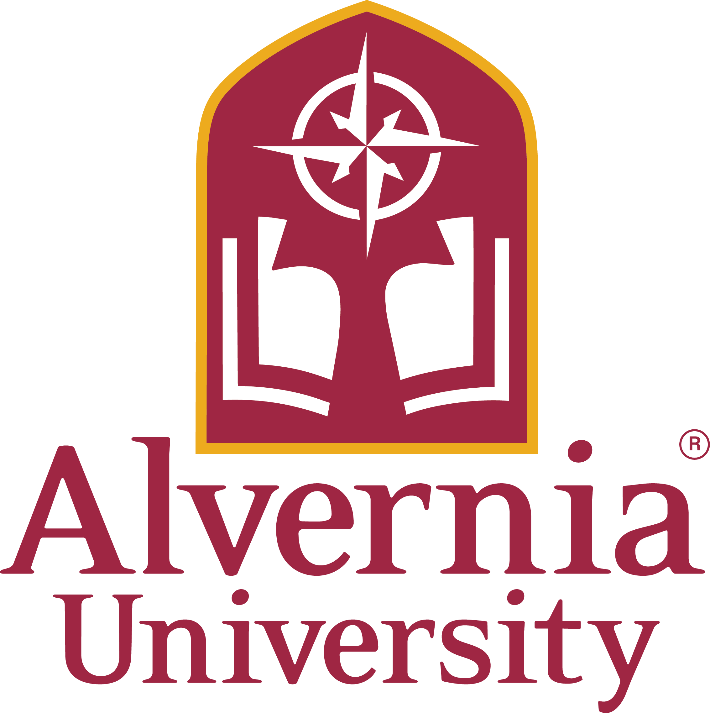 ALVERNIA UNIVERSITY logo