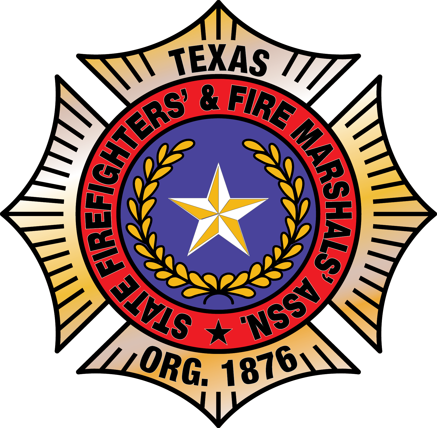 STATE FIREMENS & FIRE MARSHALS ASSO CIATION OF TEXAS FIRE PROGRAM INST logo