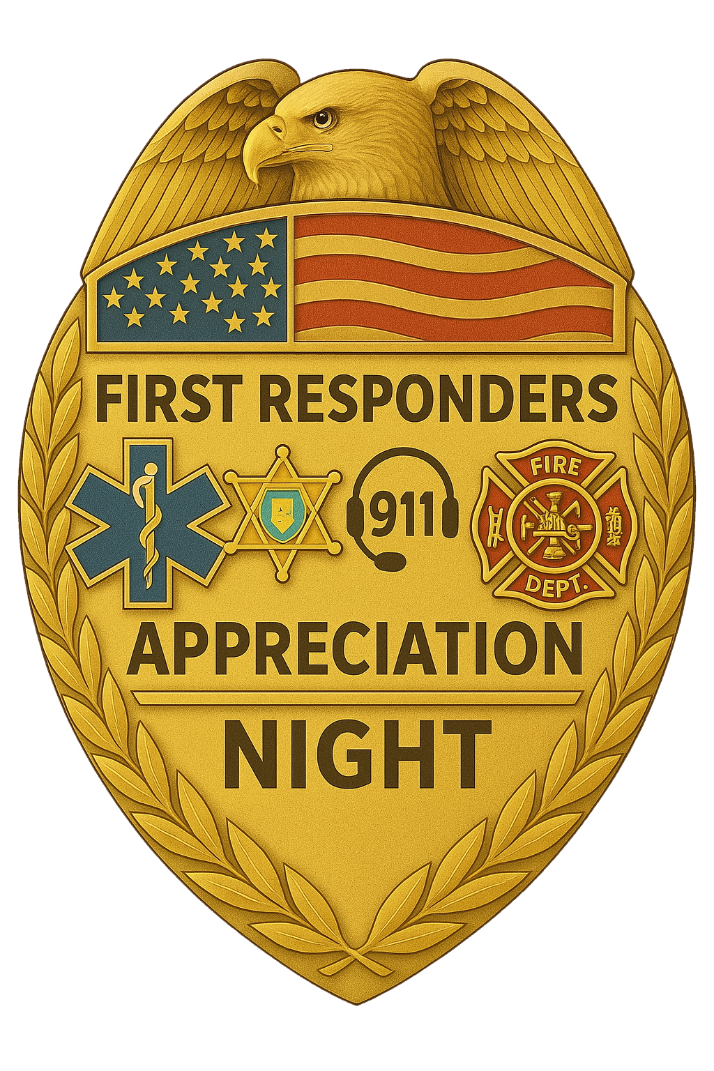 FIRST RESPONDERS APPRECIATION NIGHT logo