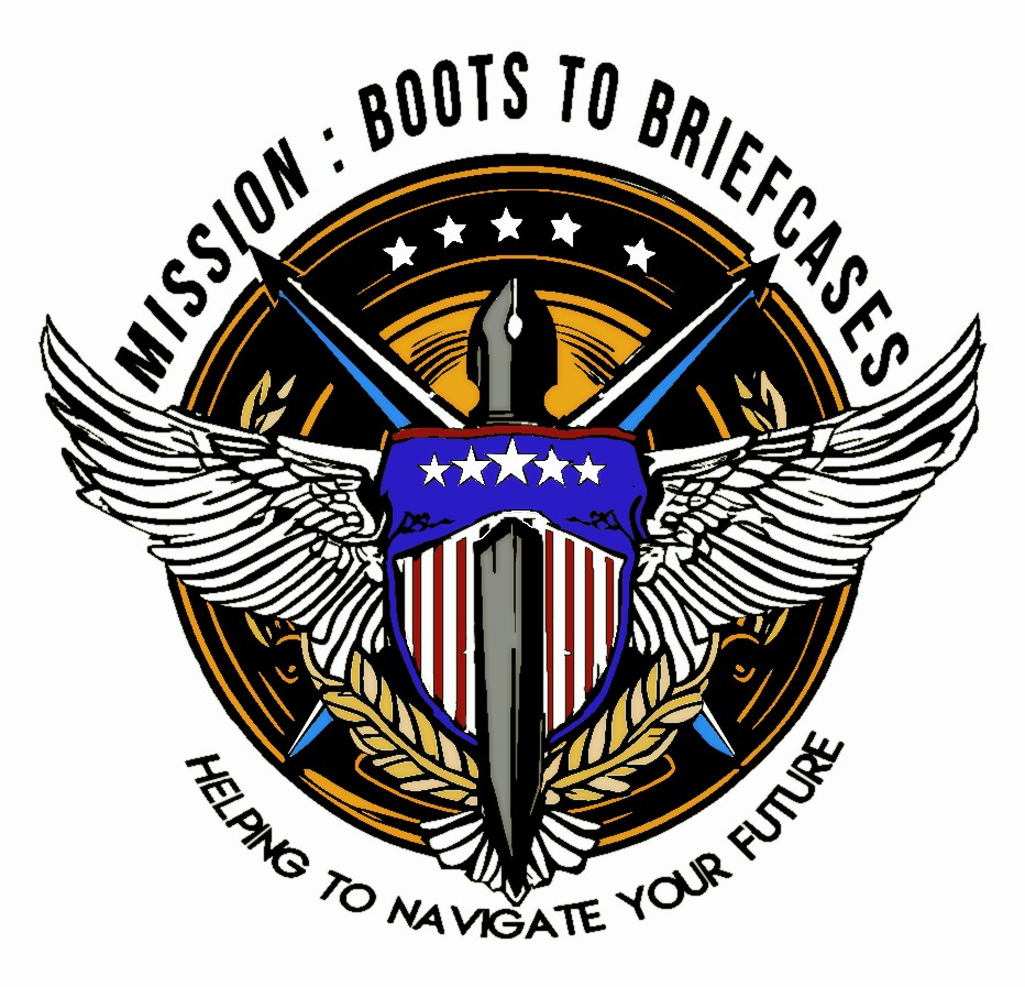 MISSION BOOTS TO BRIEFCASES logo